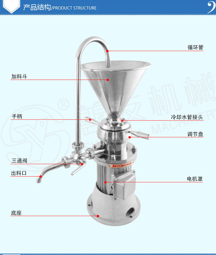 立式精品膠體磨機(jī)